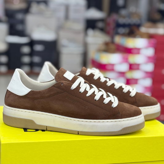 Brian Mills Scarpe da Uomo in camoscio Col.Marrone
