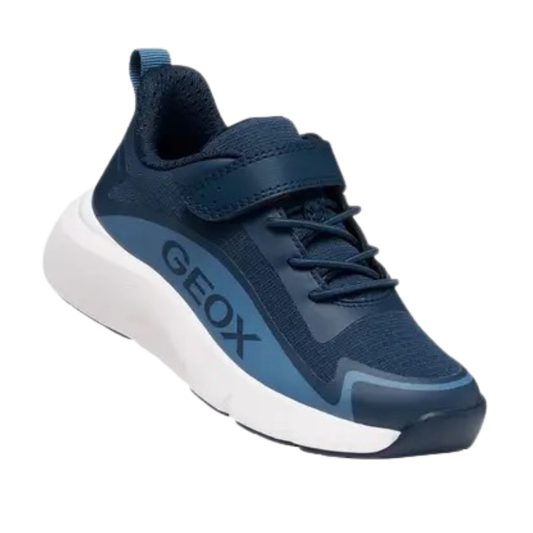 Geox Scarpe da bambino con laccio elastico e strappo Art.PRO-RUN BOY Col.Blu