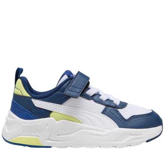 Puma Trinity 2 LT AC + PS Scarpe da Bambino Col.Bianco e Blu