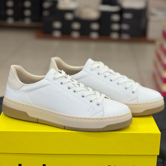 Brian Mills Scarpe da Uomo in pelle Col.Bianco