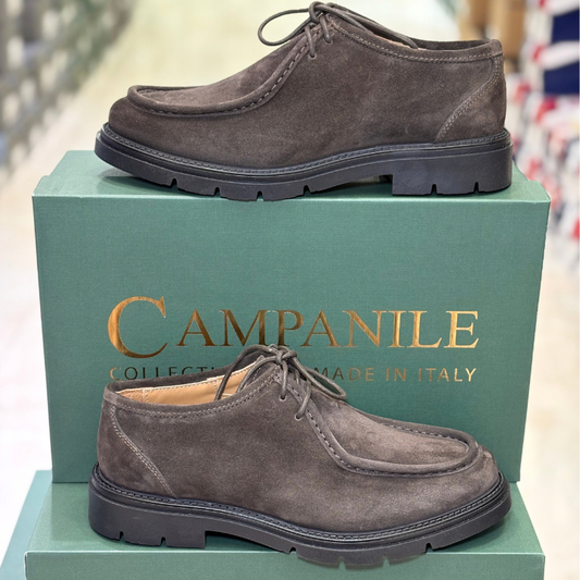 Campanile Collection modello Ingegnere Scarpe da Uomo in camoscio Col.Testa di Moro