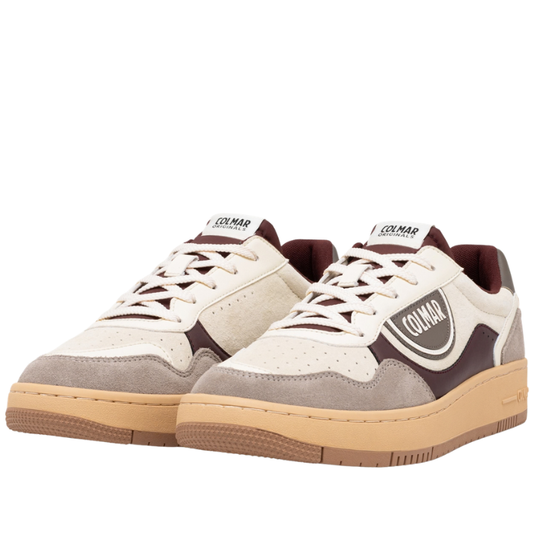 Colmar Scarpe da Uomo Art.AUSTIN SUIT 090 Col.Grigio con inserti Bordeaux