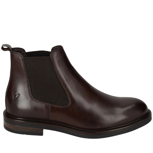 Valleverde Stivaletto da Uomo in pelle con elastico laterale Art.47843