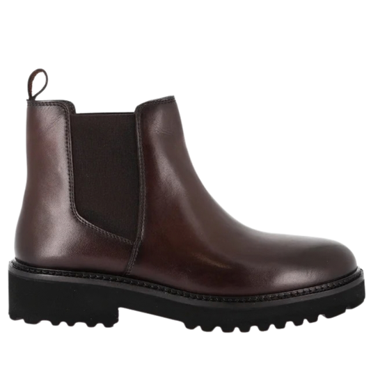 Grunland Stivaletto da Donna in Pelle con elastico laterale Art.REBE PO1964-N1