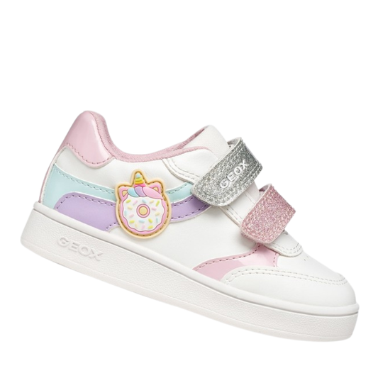 Geox Scarpe da Bambina con strappo Art.B ECLYPER Col.Bianco