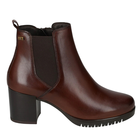 Valleverde Stivaletti da Donna in pelle Art.47662 Col.Marrone