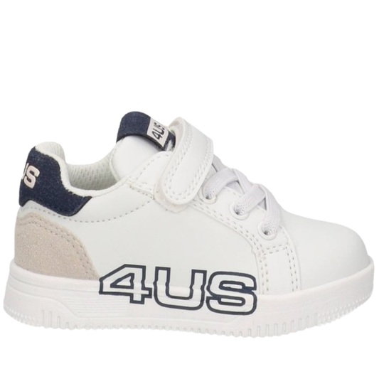 4US Paciotti Scarpe da Bambino con strappo Art.K251037 Col.Bianco