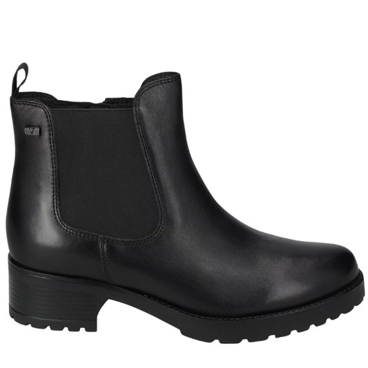 Valleverde Stivaletto da Donna in pelle con cerniera laterale Art.36170