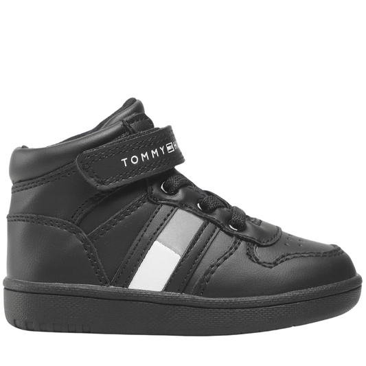 Tommy Hilfiger Scarpe da Bambino con strappo e laccio a molla Art.T389-32476-1351999 Col.Nero