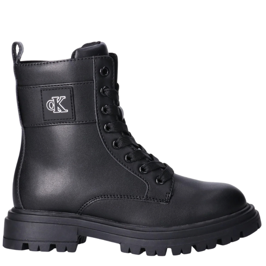 Calvin Klein Anfibio da Donna in pelle con cerniera laterale Art.V3A5 83420 1355999