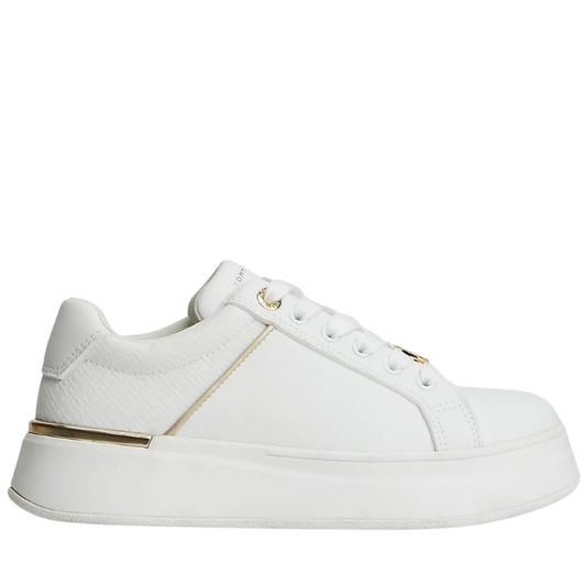 Tommy Hilfiger Scarpe da Donna con charm e monogramma Col.Bianco