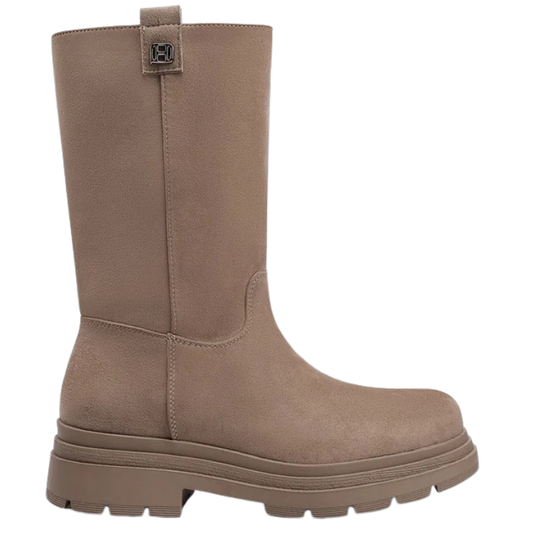 Queen Helena Stivale da Donna in camoscio Art.X35-67 Col.Beige