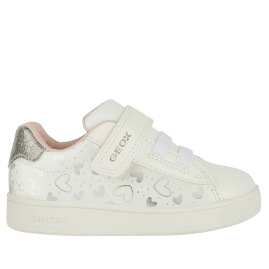 Geox Scarpe da Bambina con strappo Art.B ECLYPER A - Col.Bianco