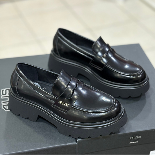4US By Paciotti Mocassino da Donna Art.4BX299 Col.Nero
