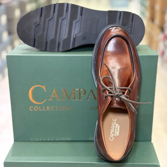 Campanile Collection modello Ingegnere Scarpe da Uomo in pelle Col.Marrone