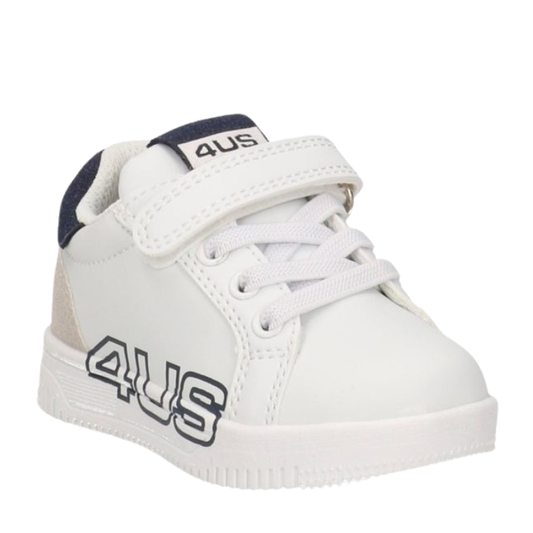 4US Paciotti Scarpe da Bambino con strappo Art.K251037 Col.Bianco