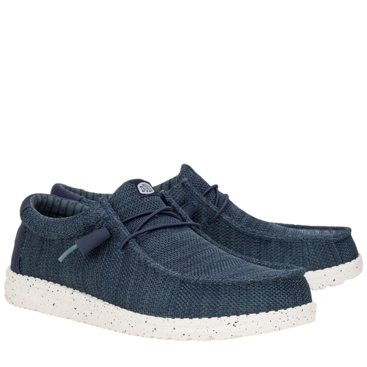 HEYDUDE Wally Stretch Sox Scarpe da Uomo Art.41898-410 Col.Blu Navy