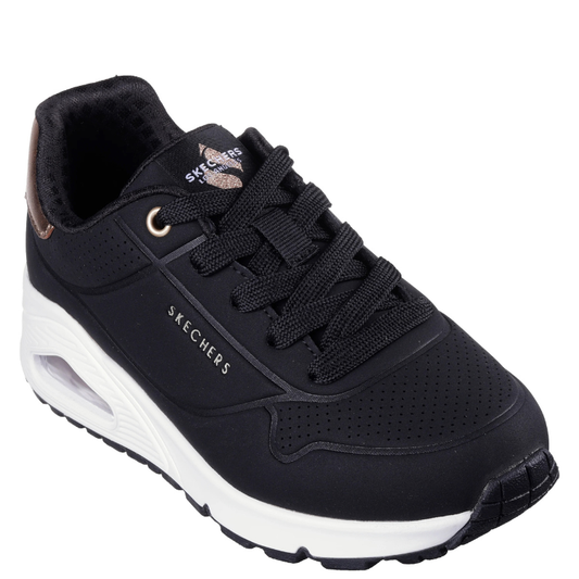 Skechers UNO GEN1-SHIMMER AWAY Scarpe da Donna Art.310545L/BLK Col.Nero