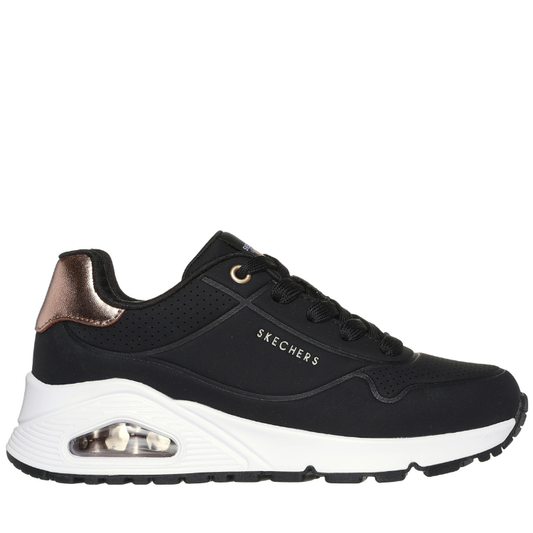 Skechers UNO GEN1-SHIMMER AWAY Scarpe da Donna Art.310545L/BLK Col.Nero