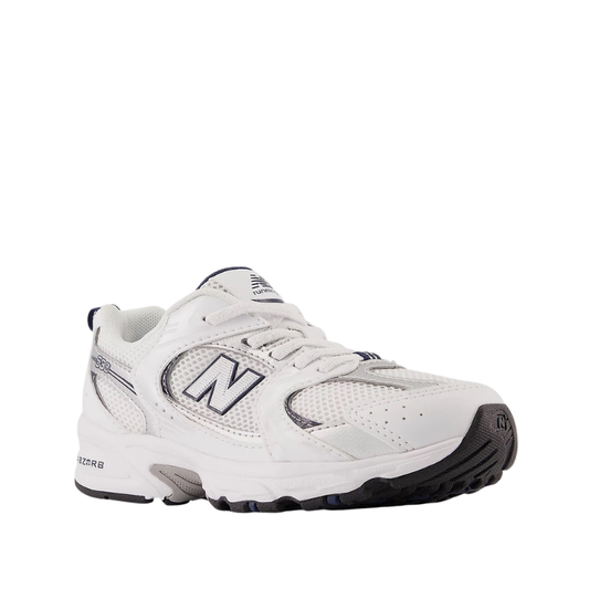 New Balance PZ530SB1 (Numeri dal 28 al 35) Scarpe da Bambino Col.Bianco/Grigio