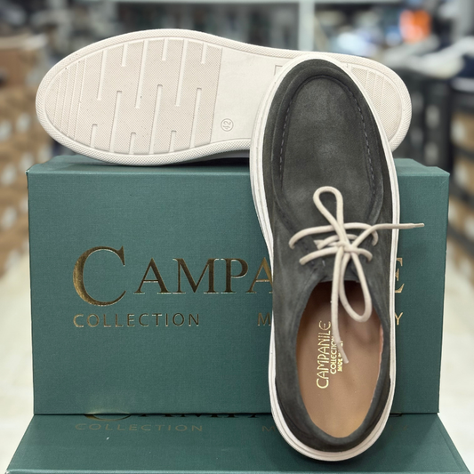 Campanile Collection Scarpe da Uomo modello Ingegnere in Camoscio Col.Verde Scuro