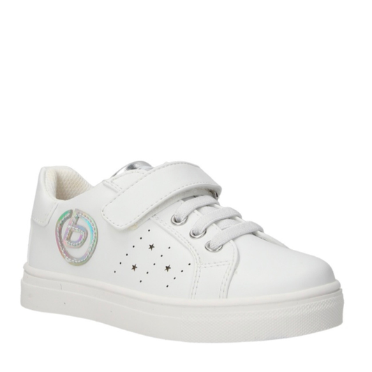 Balducci Scarpe Bambina con strappo e laccio a molla Art.BS6095 Col.Bianco