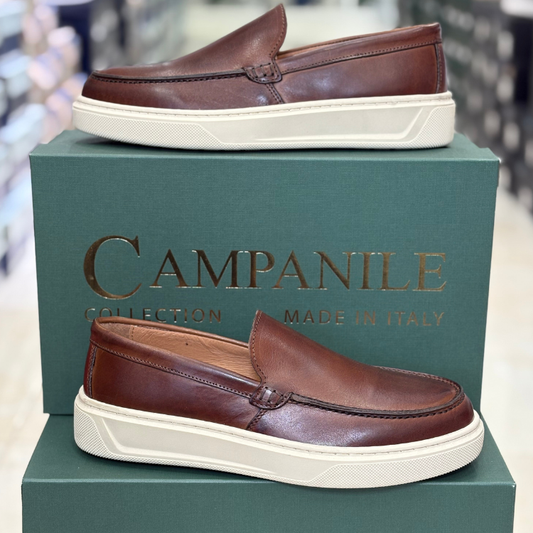Campanile Collection Mocassino Uomo in pelle Col.Marrone