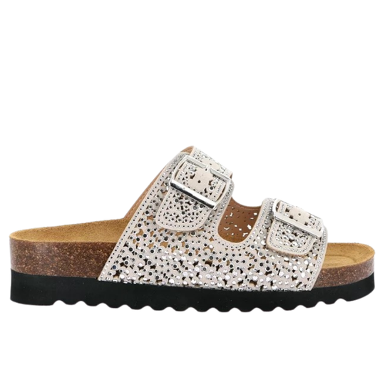 Grunland Sandali da Donna Art.HOLA CB1840-M7 Col.Argento