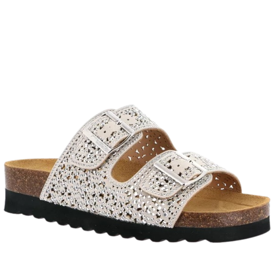 Grunland Sandali da Donna Art.HOLA CB1840-M7 Col.Argento