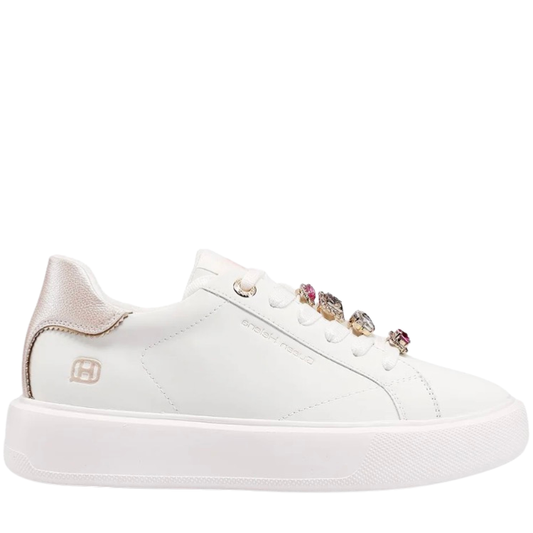 Queen Helena Scarpe da Donna Art.X34-1 Col.Bianco/Rosa
