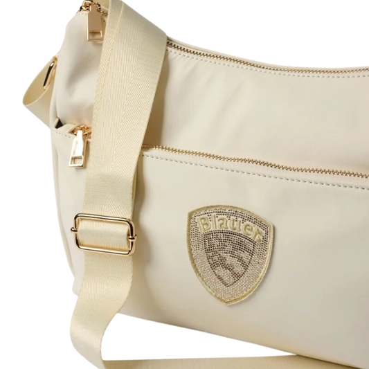 Blauer Borsa da Donna con tracolla Art.POE01 Col.Beige