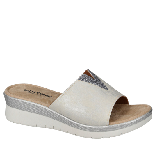 Valleverde Ciabatta Donna Art.V55100 Col.Perla