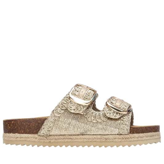 Xti Sandali da Donna in sughero Art.145072 Col.Oro