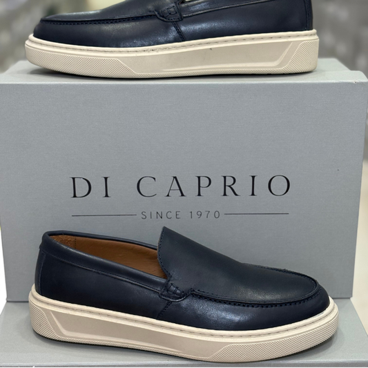 Di Caprio Mocassino Uomo in pelle liscio Col.Blu Navy