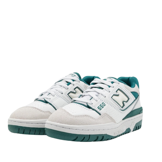 New Balance BB550SWB Scarpe da Uomo Col.Bianco/Verde