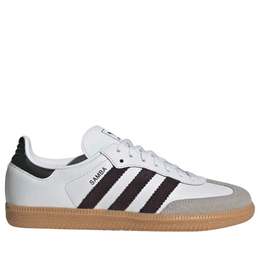 Adidas Samba OG J Scarpe da Donna Art.JQ2020 Col.Bianco con inserti Marroni