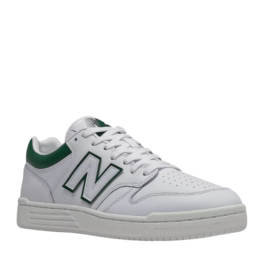 New Balance BB480LGT Scarpe da Uomo Col.Bianco/Verde
