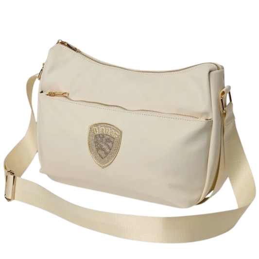 Blauer Borsa da Donna con tracolla Art.POE01 Col.Beige