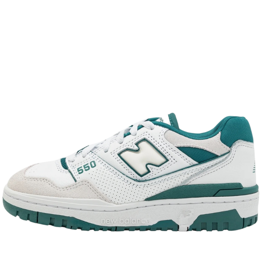 New Balance BB550SWB Scarpe da Uomo Col.Bianco/Verde