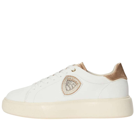 Blauer VENUS01 Scarpe da Donna Art.S5VENUS01/SAT Col.Bianco con gomma Beige