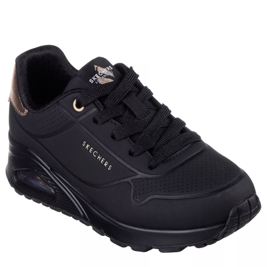 Skechers UNO GEN1-SHIMMER AWAY Scarpe da Donna Col.Nero