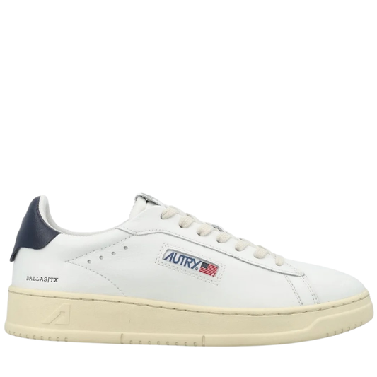 Autry Dallas Scarpe da Uomo Art.ADLM NW05 Col.Bianco con riporto Blu