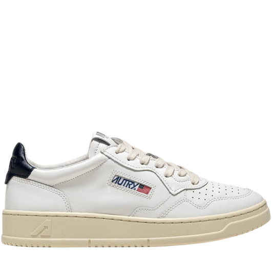 Autry Medalist Scarpe da Uomo Art.AULM LL12 Col.Bianco con riporto Blu