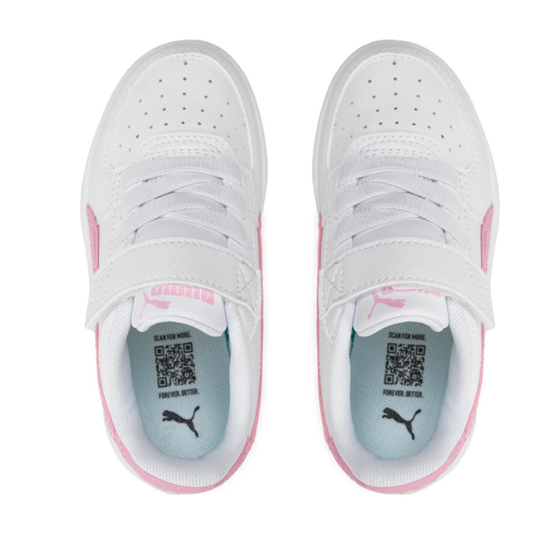 Puma Caven 2.0 AC+inf Scarpe Bambina Art.393841 34 Col.Bianco con inserti Rosa