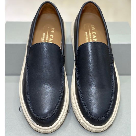 Di Caprio Mocassino Uomo in pelle liscio Col.Blu Navy