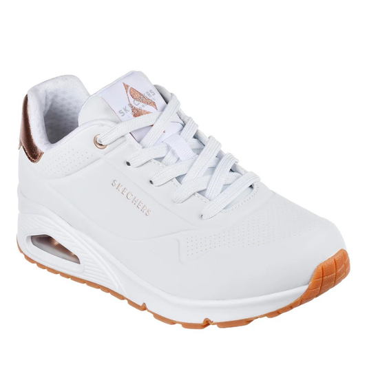 Skechers UNO GEN1 - SHIMMER AWAY Scarpe da Donna Col.Bianco