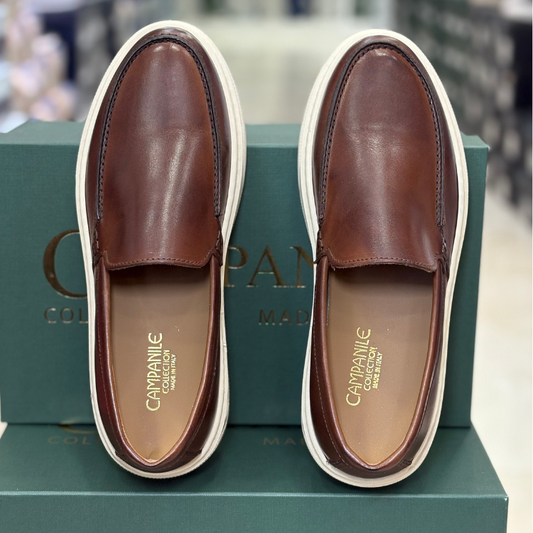 Campanile Collection Mocassino Uomo in pelle Col.Marrone