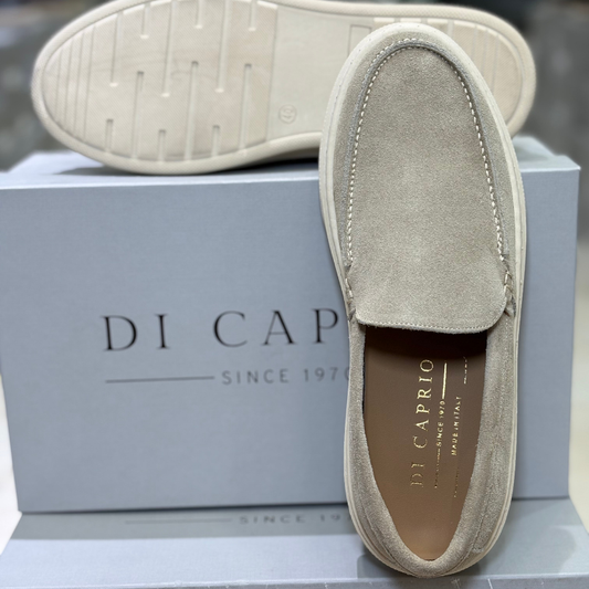 Di Caprio Mocassino Uomo in camoscio Col.Beige
