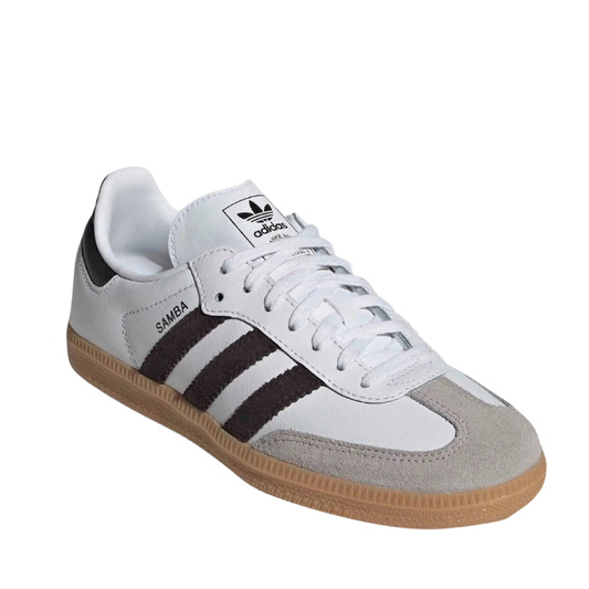 Adidas Samba OG J Scarpe da Donna Art.JQ2020 Col.Bianco con inserti Marroni