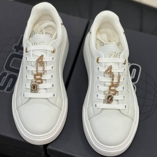 4Us By Paciotti Scarpe da Donna Art.AFLAME 100-04 Col.Bianco